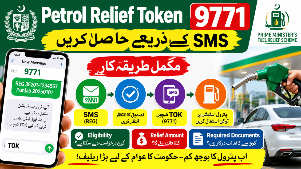 Petrol Relief Token via 9771