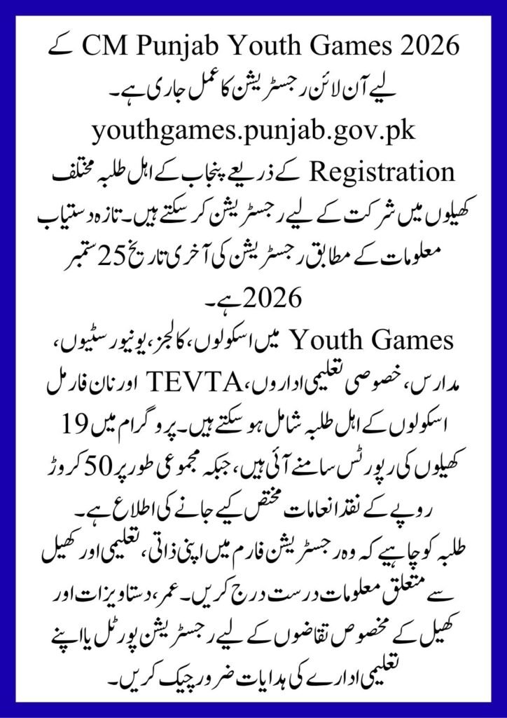 youthgames.punjab.gov.pk 