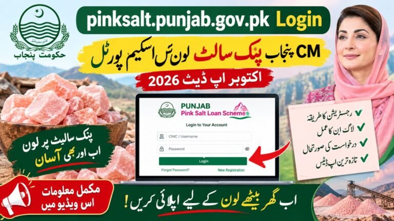 pinksalt.punjab.gov.pk Login