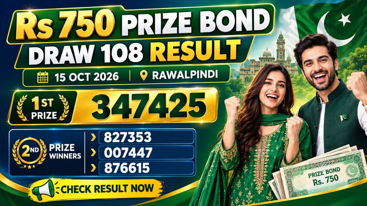 Rs 750 Prize Bond Winners List