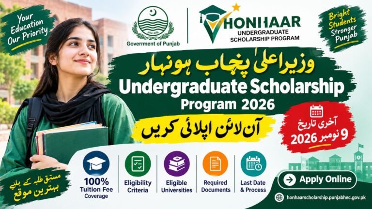 Honhaar Undergraduate Scholarship Program