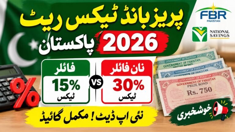 Prize Bond Tax Rate in Pakistan