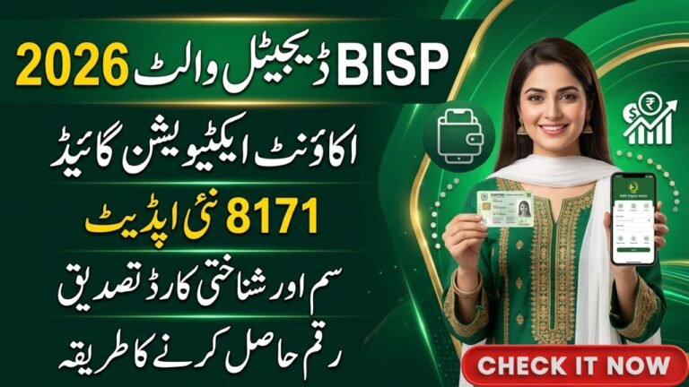 BISP Digital Wallet Account Activation Guide