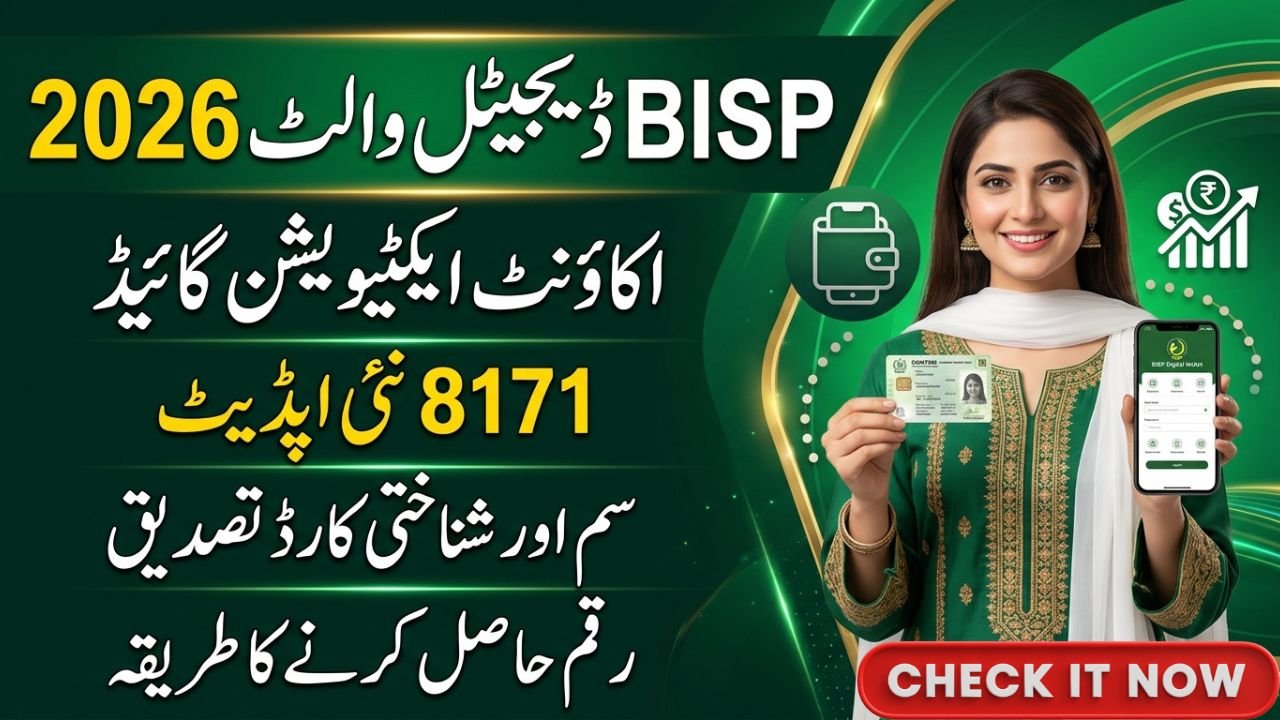 BISP Digital Wallet Account Activation Guide