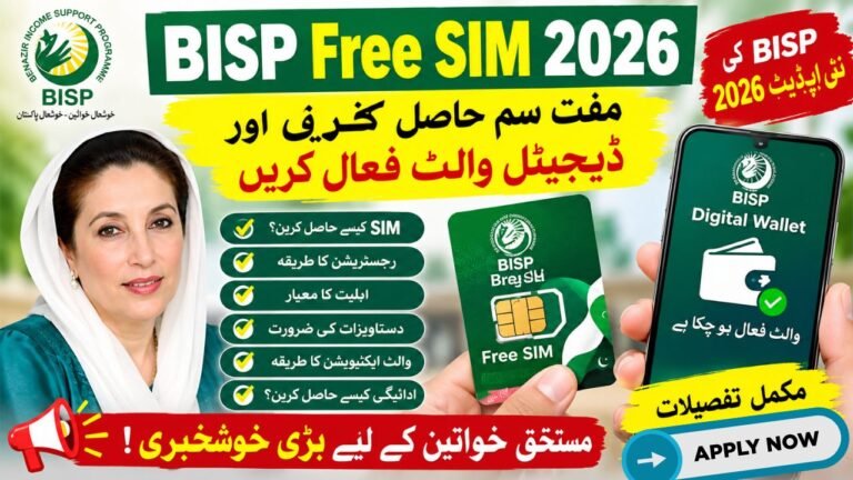 BISP Free SIM 2026