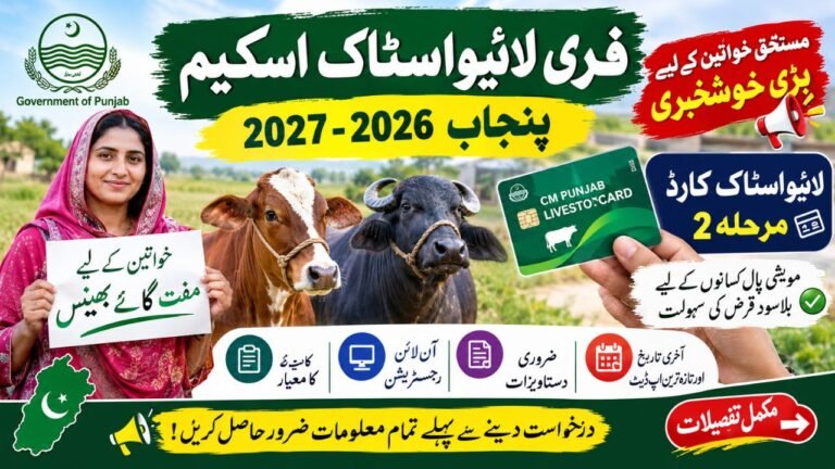 Free Livestock Scheme Punjab