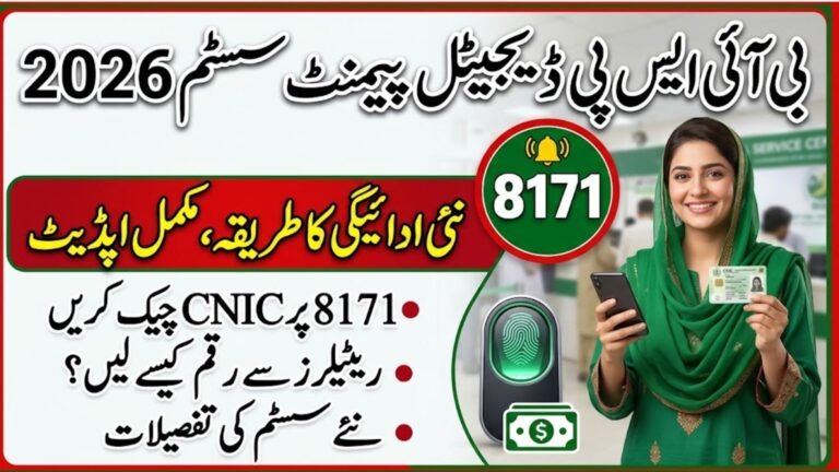 8171 BISP Digital Payment System 2026
