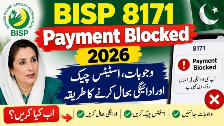BISP 8171 Payment Blocked 2026