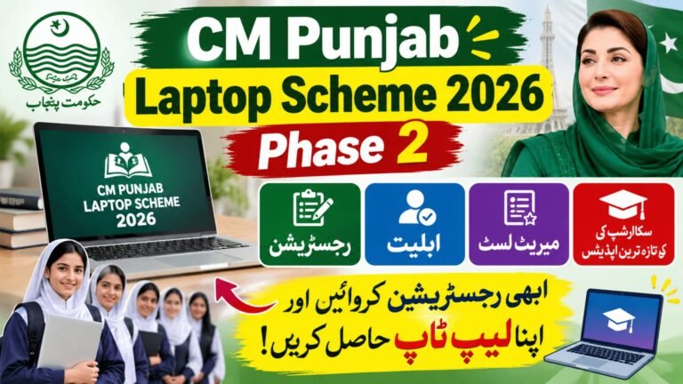 CM Punjab Laptop Scheme 2026 Phase 2