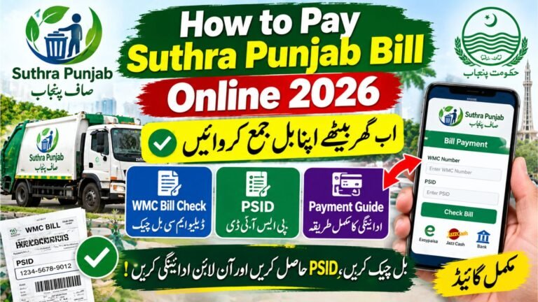 How to Pay Suthra Punjab Bill Online