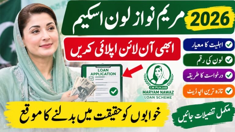Maryam Nawaz Loan Scheme 2026
