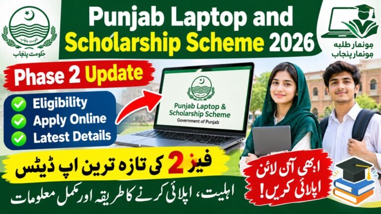 Punjab Laptop and Scholarship Scheme 2026