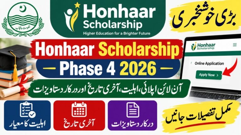 Honhaar Scholarship Phase 4 2026