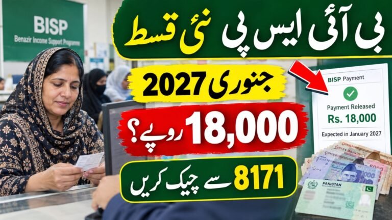 How to Get Rs 18000 BISP 8171